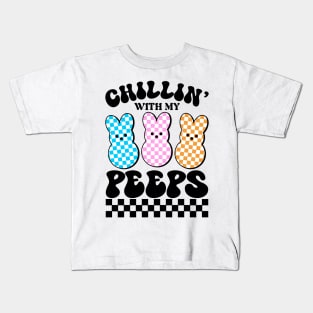 Chilling with my peeps Kids T-Shirt